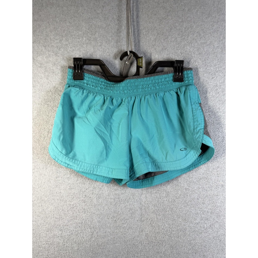 C9 Champion Shorts Womens Small Blue Colorblock‎ Lined Running Gym Athletic